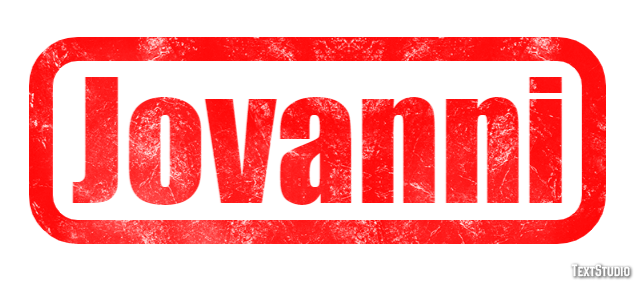 Jovanni Текстовый эффект