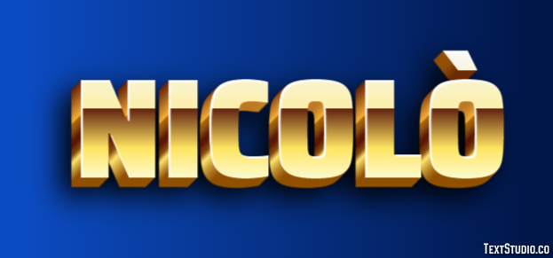 Nicolò Effetto testo