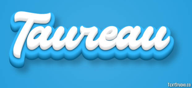 Taureau Effet de texte