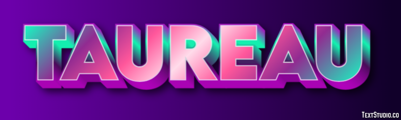 Taureau Effet de Texte
