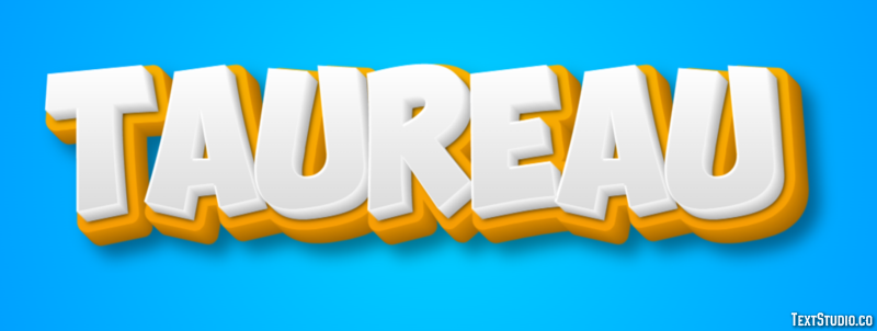 Taureau Effet de texte