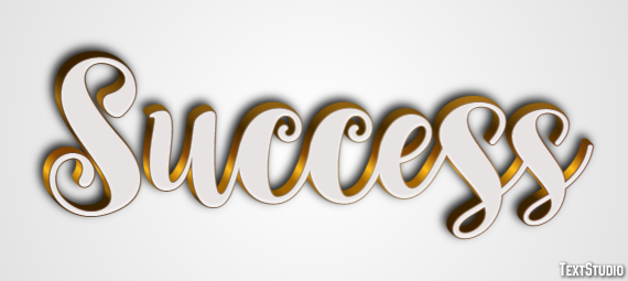 Success Text Effect
