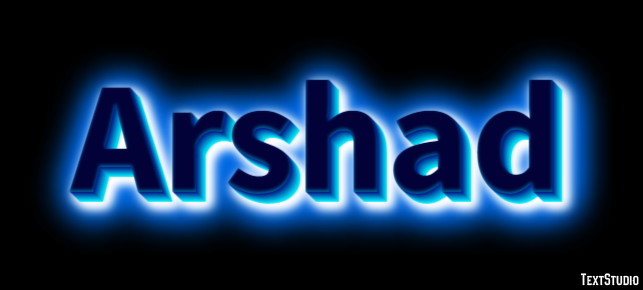 Arshad Texteffekt