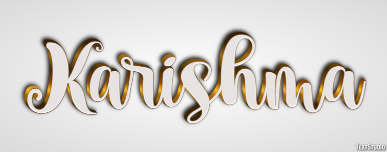 Karishma Text effect