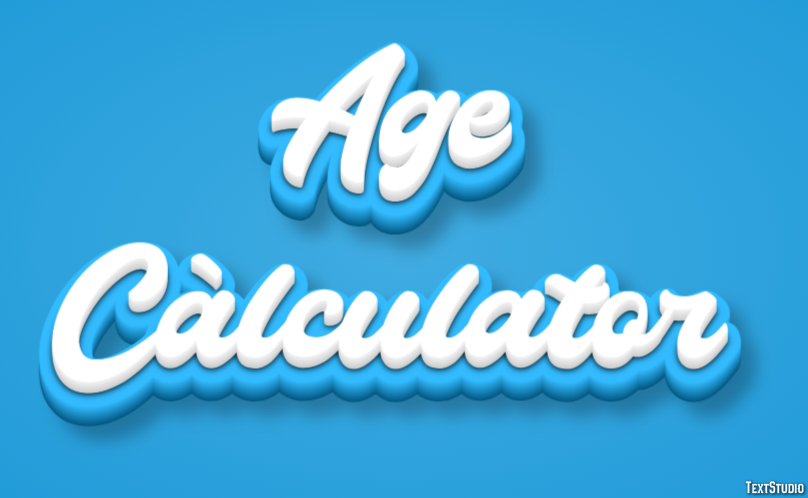 Age Càlculator Efecto de Texto
