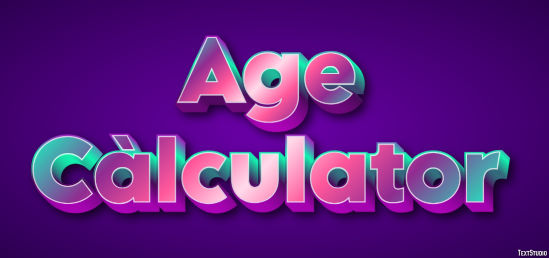 Age Càlculator Efecto de Texto