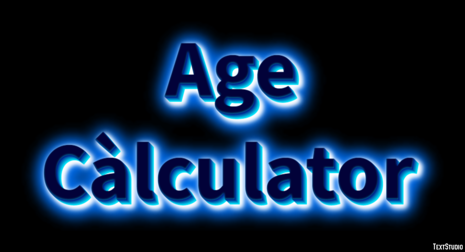 Age Càlculator Efecto de Texto