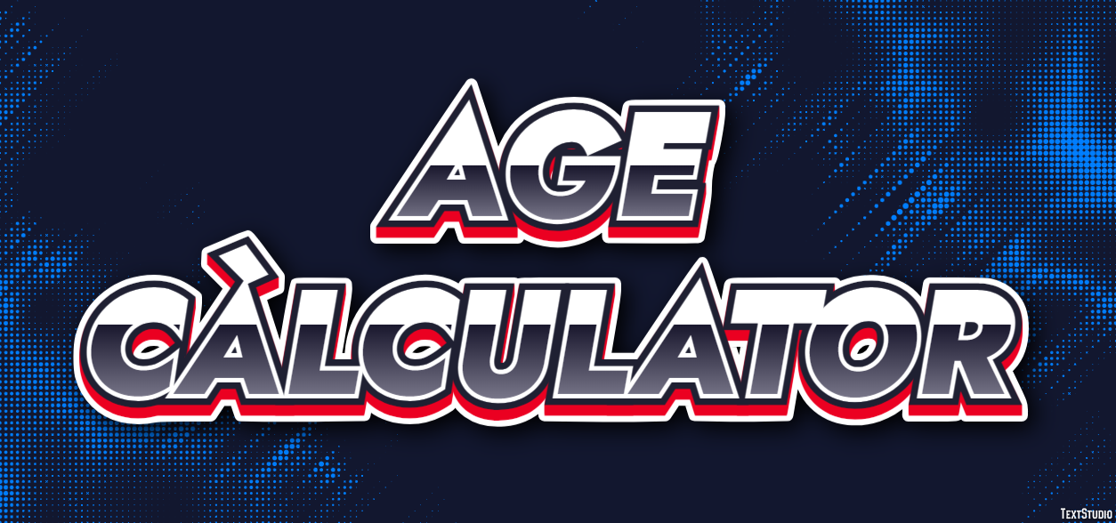 Age Càlculator Efecto de Texto