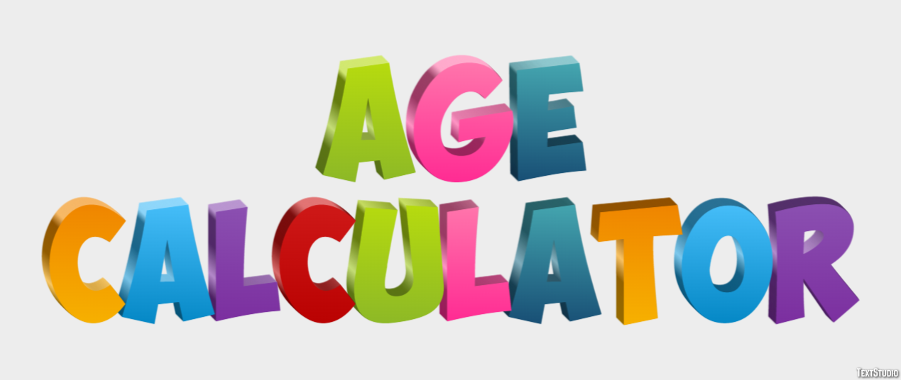 Age Càlculator Text effect
