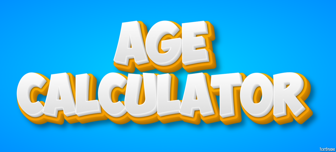 Age Càlculator Efecto de Texto