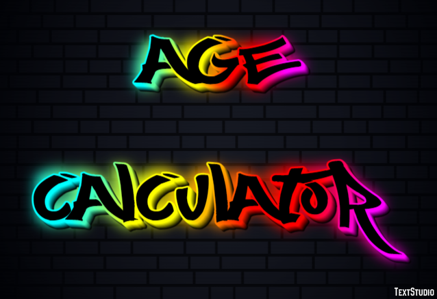 Age Càlculator Efecto de Texto