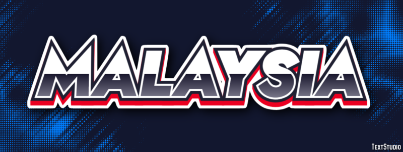 Malaysia Efecto de Texto