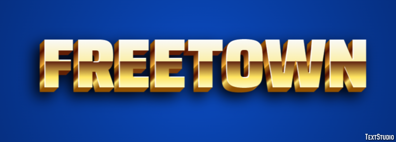 Freetown Effetto testo