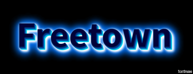 Freetown Effetto testo