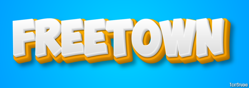 Freetown Effetto testo