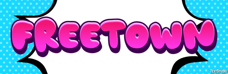 Freetown Effetto testo