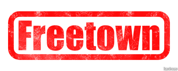 Freetown Effetto testo