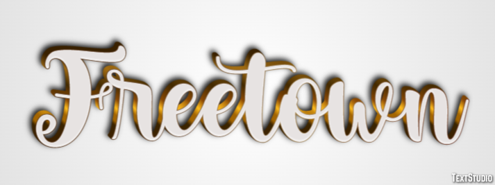 Freetown Effetto testo