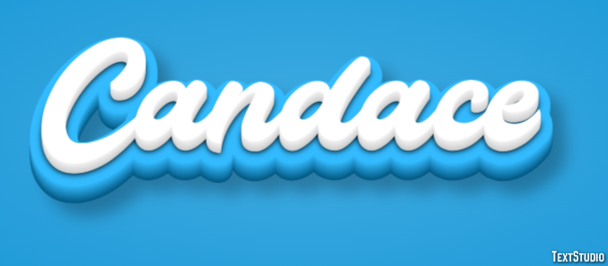 Candace Text Effect
