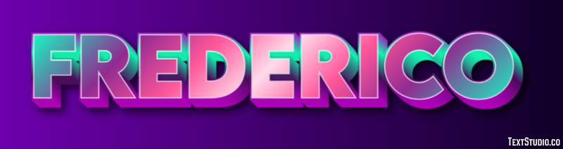 Frederico Text Effect