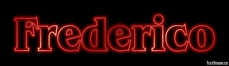 Frederico Text effect