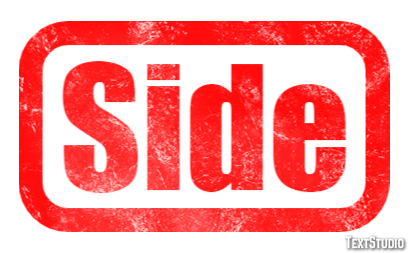 Side Efekt tekstowy