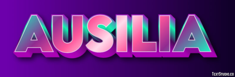 Ausilia Effetto testo