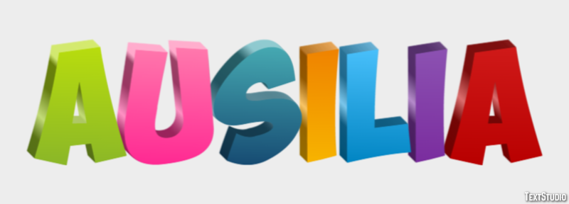 Ausilia Effetto testo