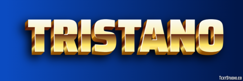 Tristano Effetto testo