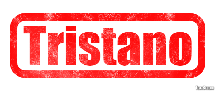 Tristano Effetto testo