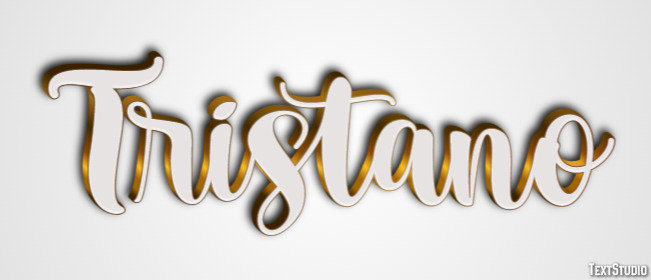 Tristano Effetto testo