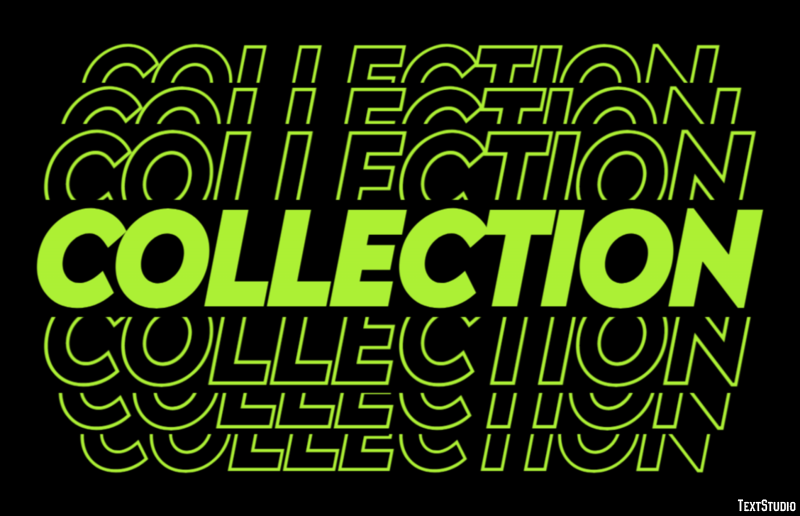 Collection Effetto testo