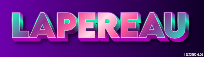 Lapereau Texteffekt