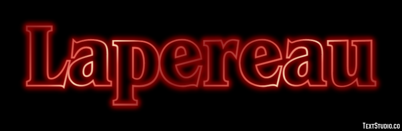 Lapereau Texteffekt