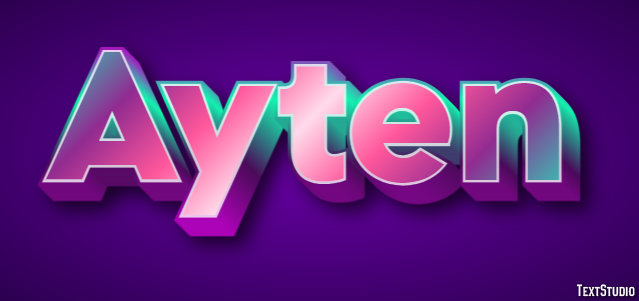 Ayten Text Effect