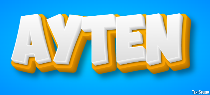 Ayten Text effect
