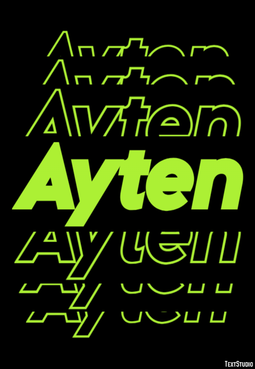 Ayten Text Effect
