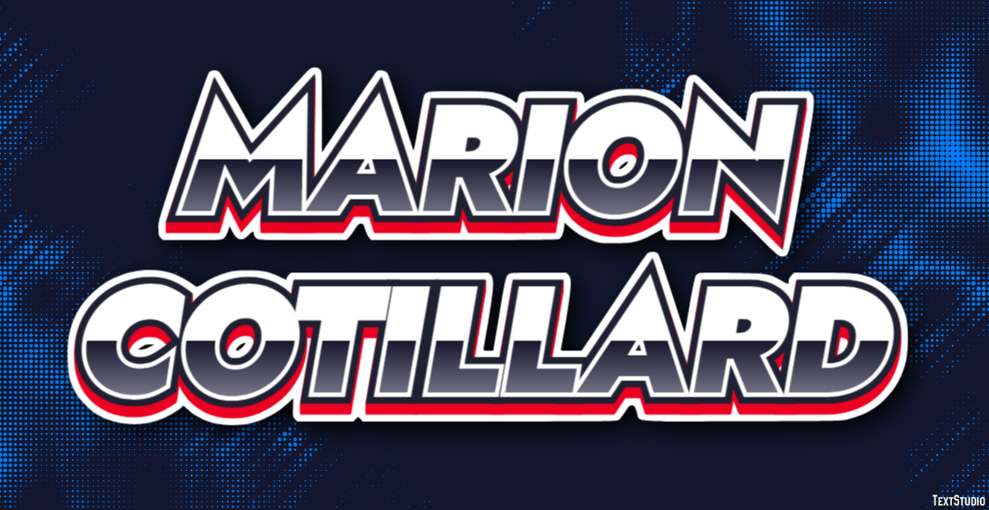 Marion Cotillard Text Effect