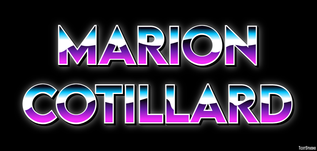 Marion Cotillard Text Effect