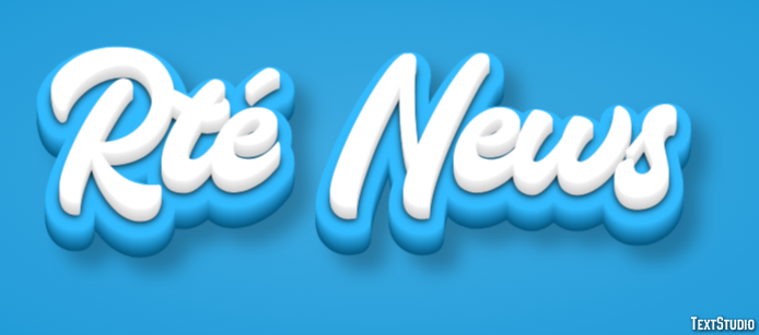 Rté News Efeito de texto