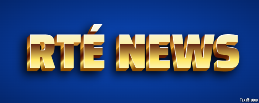 Rté News Efecto de texto
