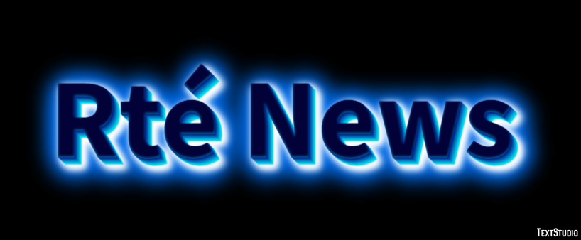 Rté News Efecto de texto