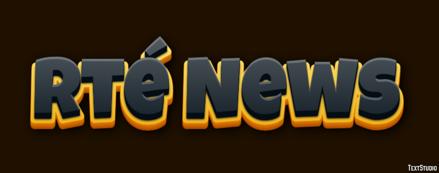 Rté News Efeito de texto