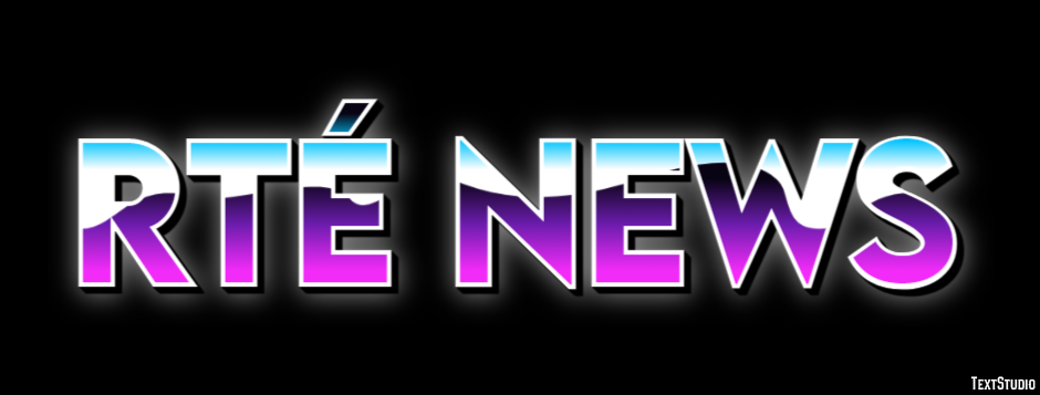 Rté News Efecto de texto