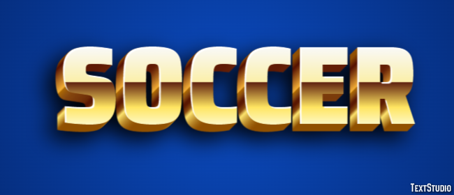 Soccer Text Effect