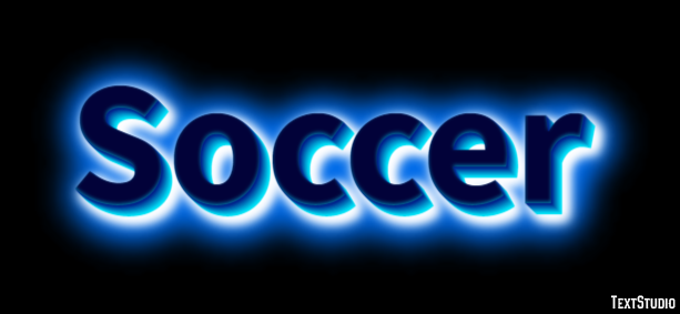 Soccer Effet de texte