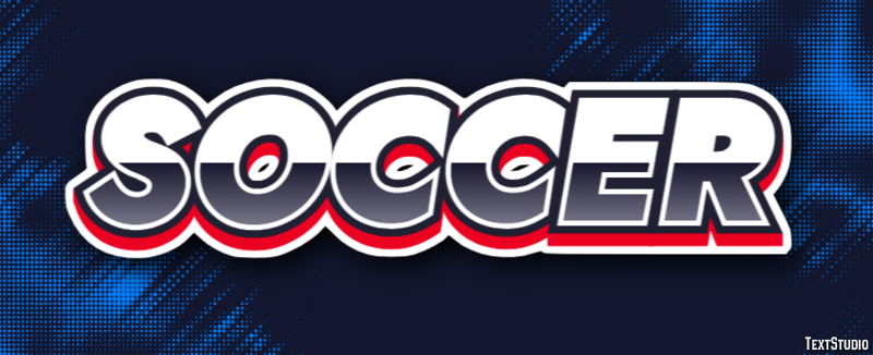 Soccer Text Effect