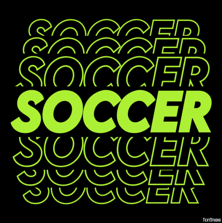 Soccer Text Effect