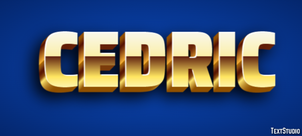 Cedric Text effect