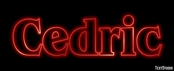 Cedric テキスト効果